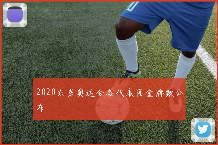 2020东京奥运会各代表团金牌数公布