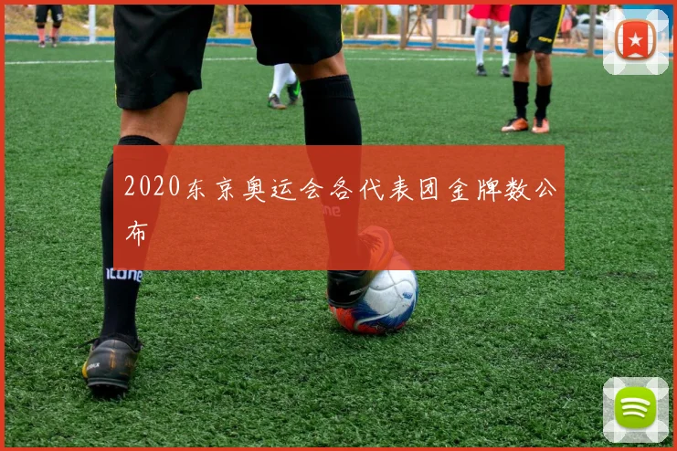 2020东京奥运会各代表团金牌数公布